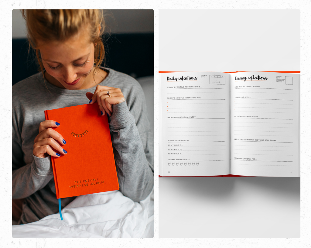 the positive wellness journal from the positive planner